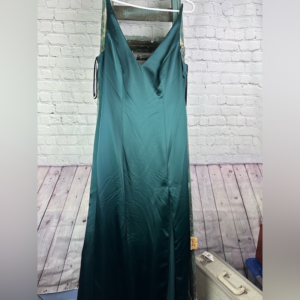 After Six green dress size 10